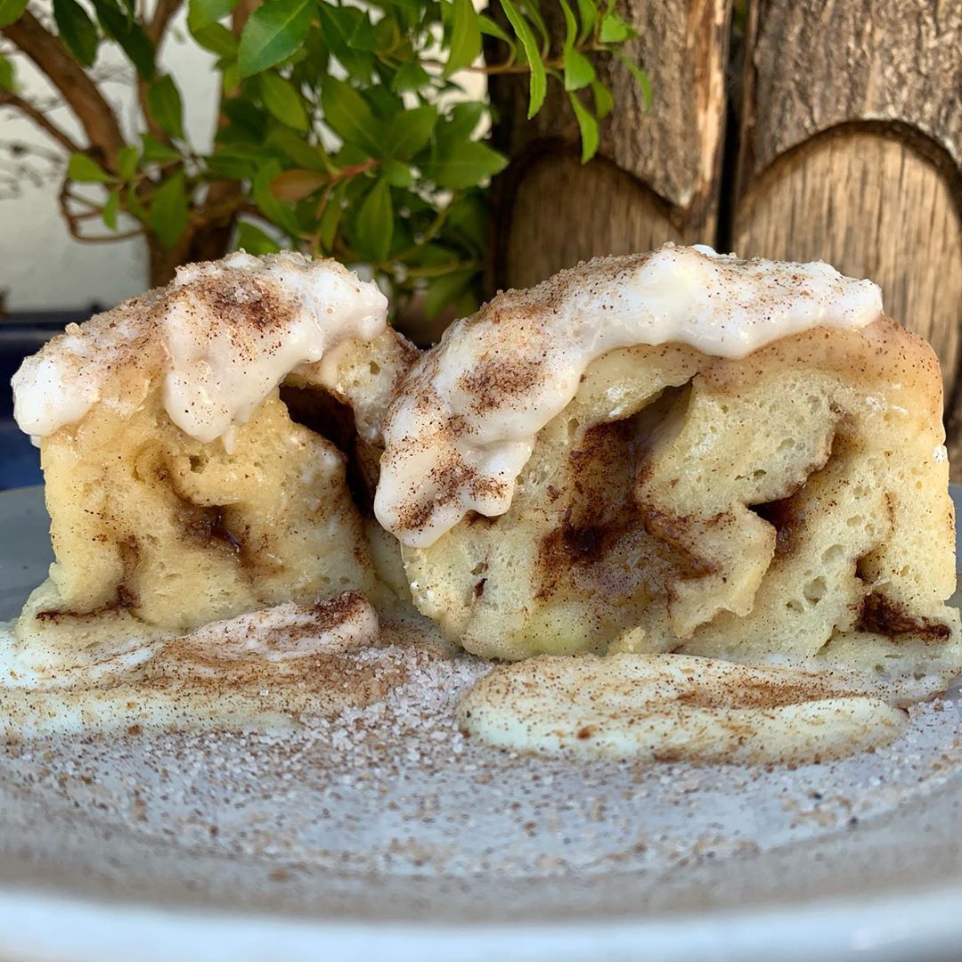 60 Second Healthy Cinnamon Rolls