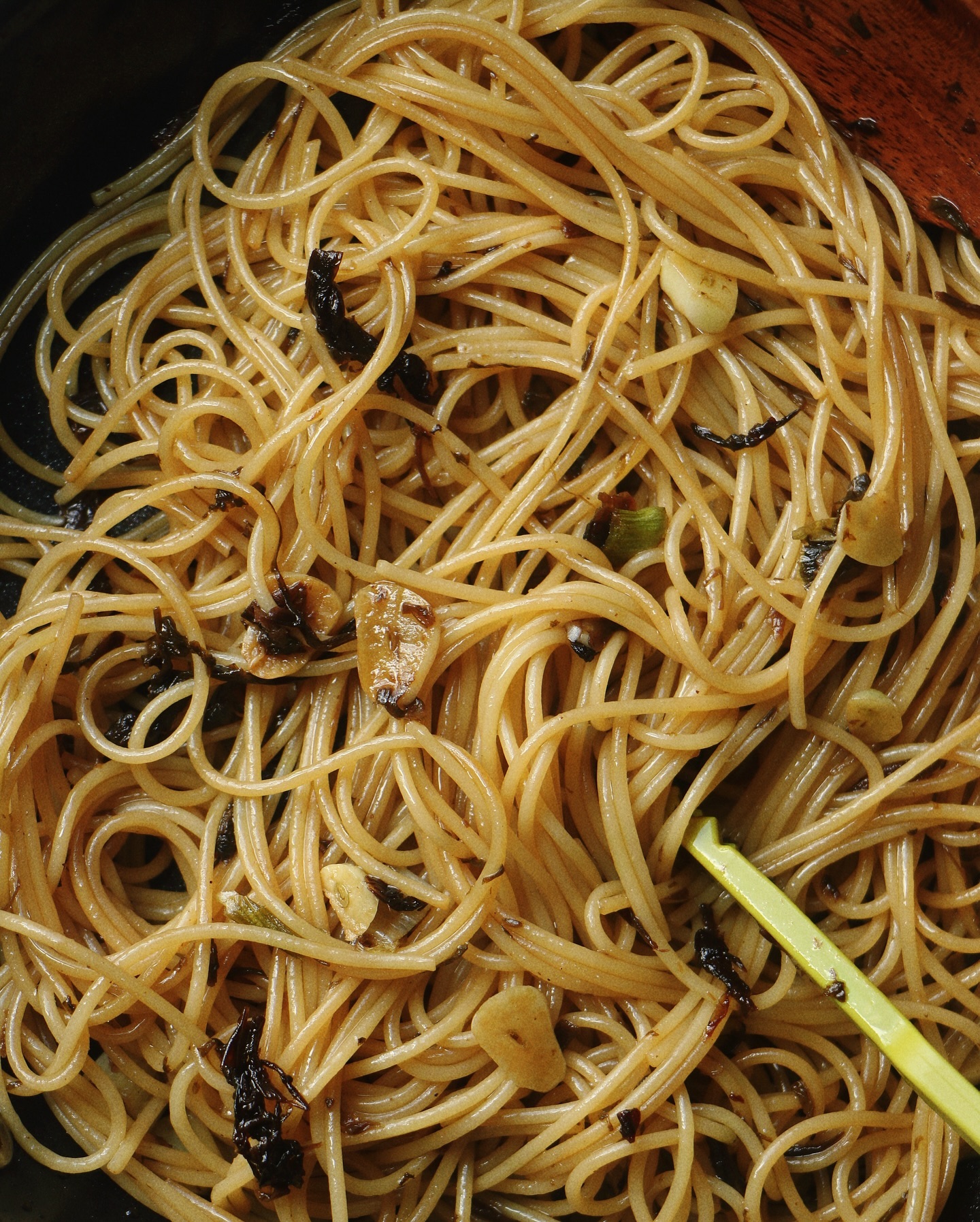 Umami Angel Hair Pasta with Asian Twist