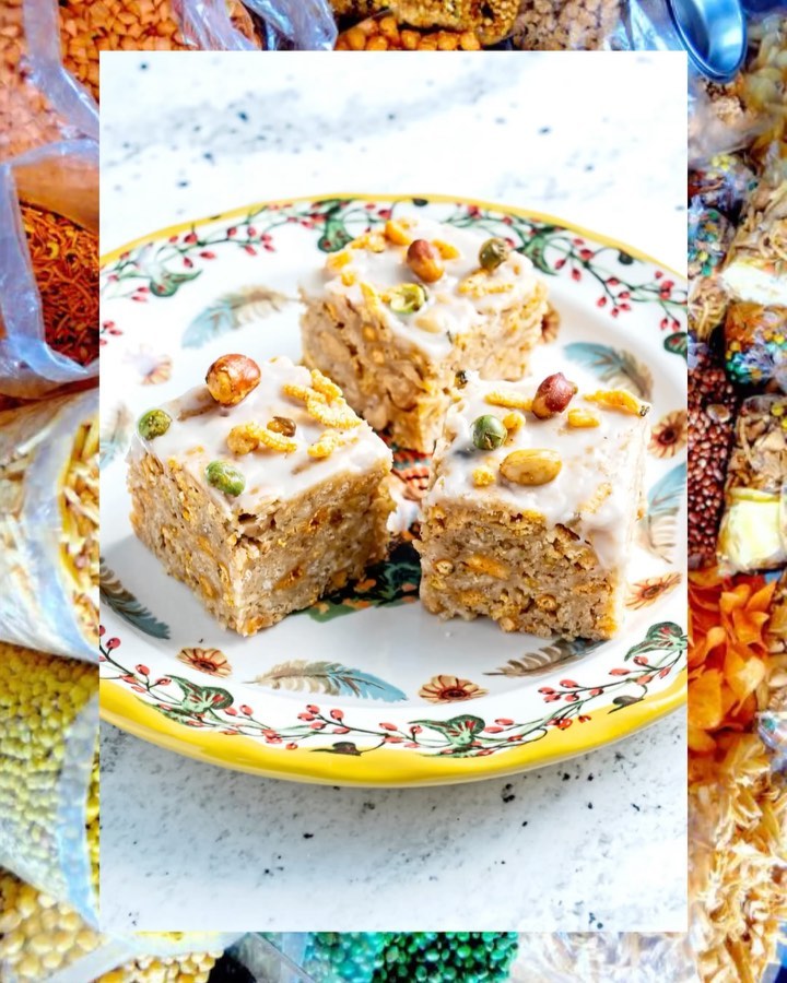 Vegan Salted Kacang Puteh Rice Treats