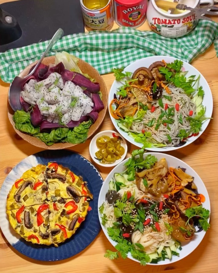 Vegan Hakka Black Sesame Noodles