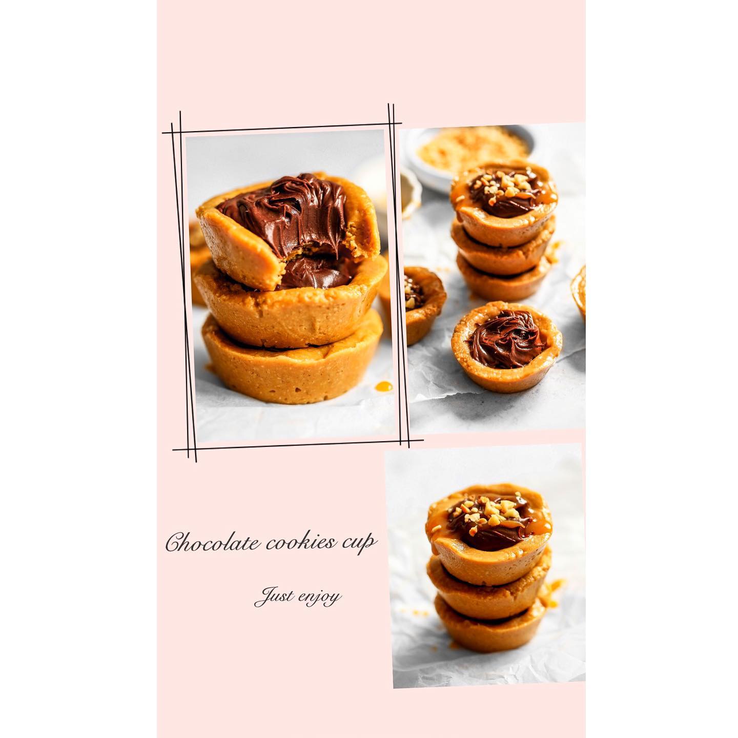 No-Bake Chocolate-Filled Cookie Cups
