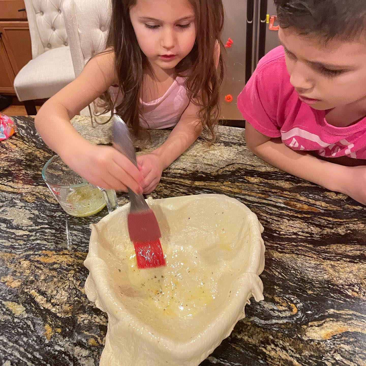 Valentine's Day Deep Dish Pizza