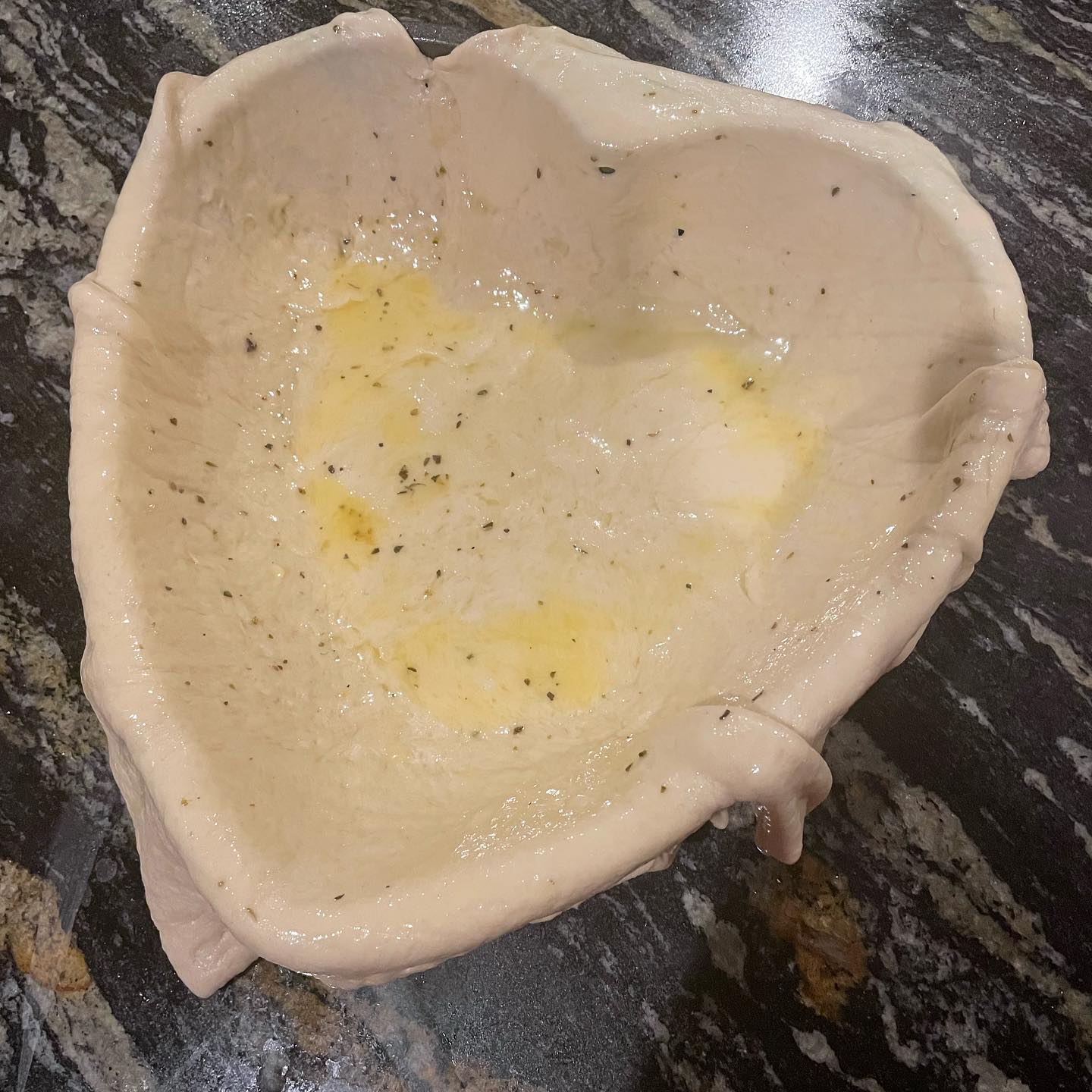 Valentine's Day Deep Dish Pizza