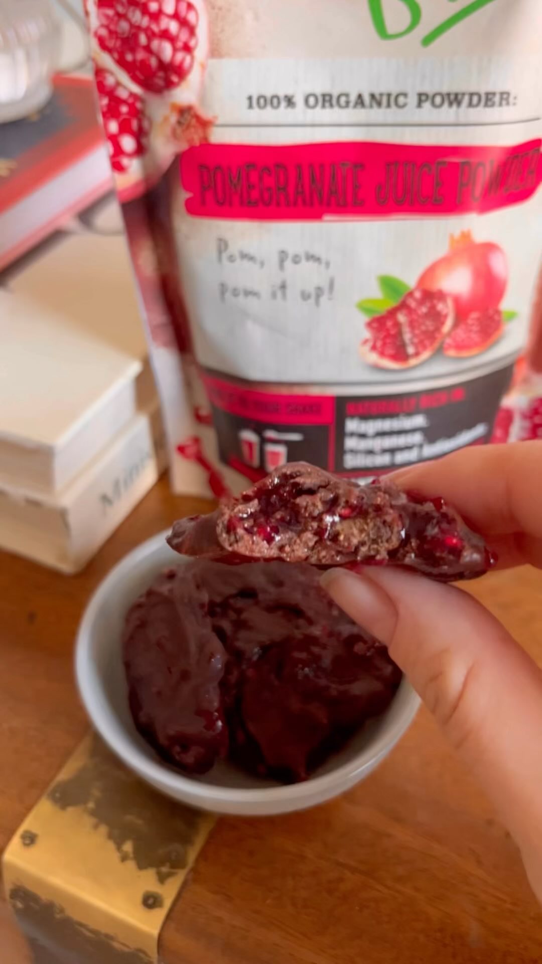 Raspberry and Pomegranate Filled Chocolates