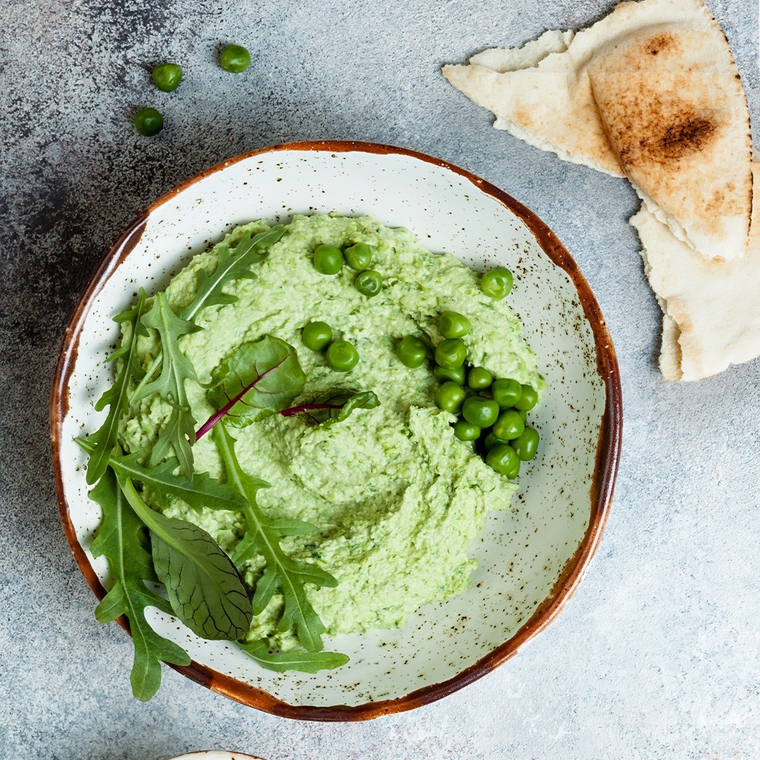 Easy Vegan Pea Protein Hummus