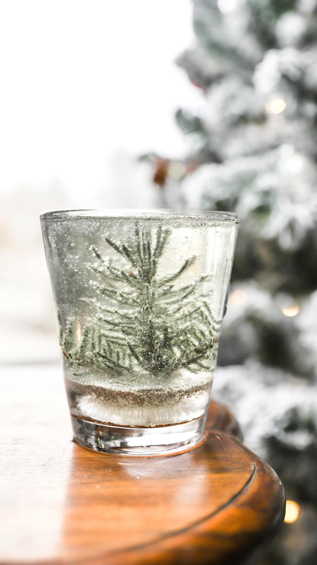 Festive Snow Globe Cocktail