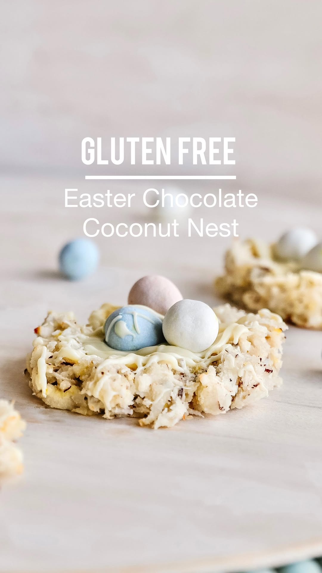 Easter Coconut Chocolate Nests