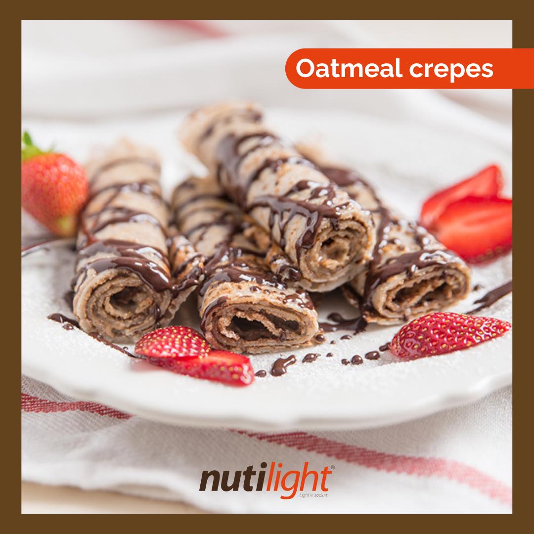 Healthy Oatmeal Crepes for Breakfast