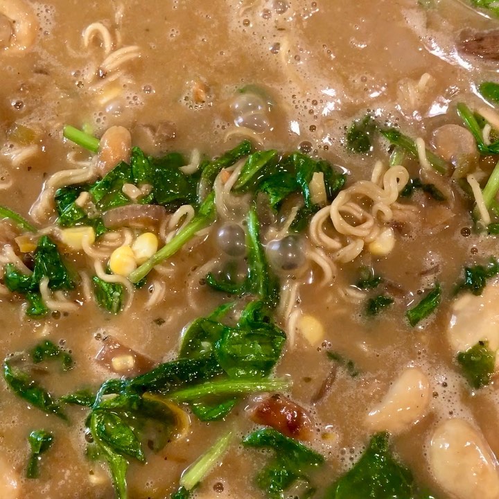 Thai Peanut Ramen Vegetable Stew