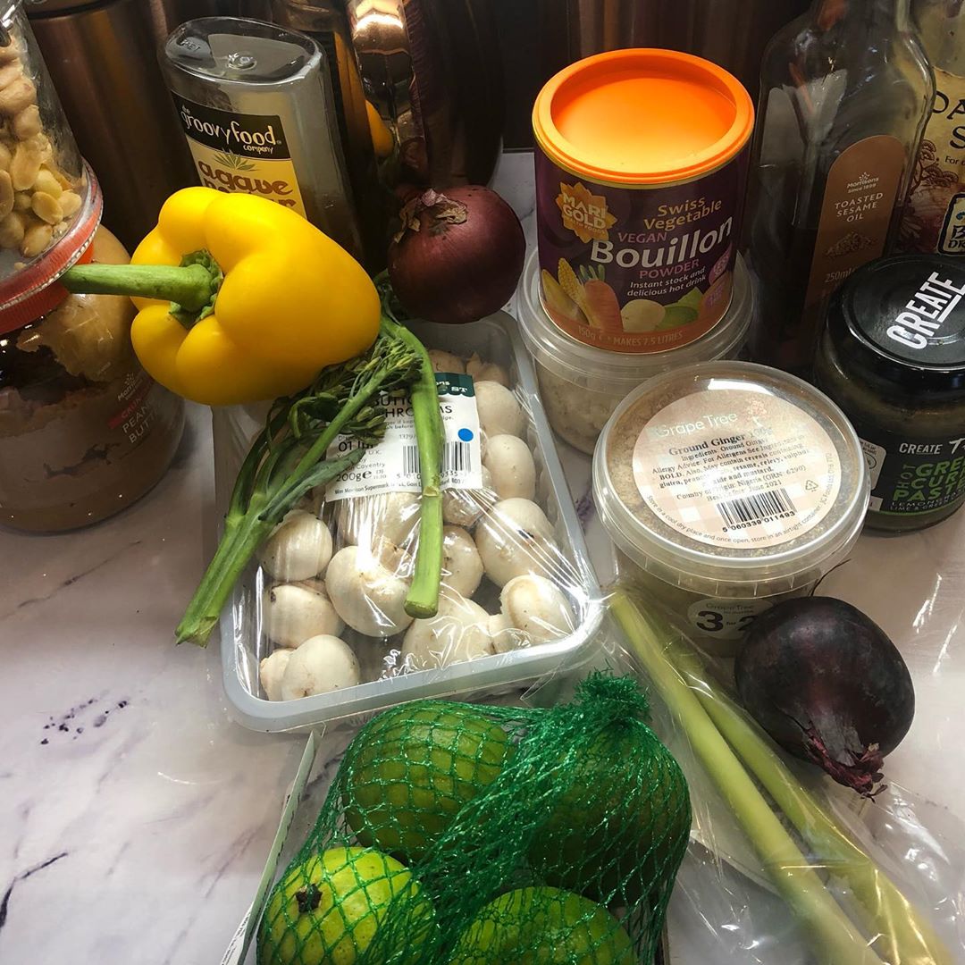 Thai Peanut Ramen Vegetable Stew