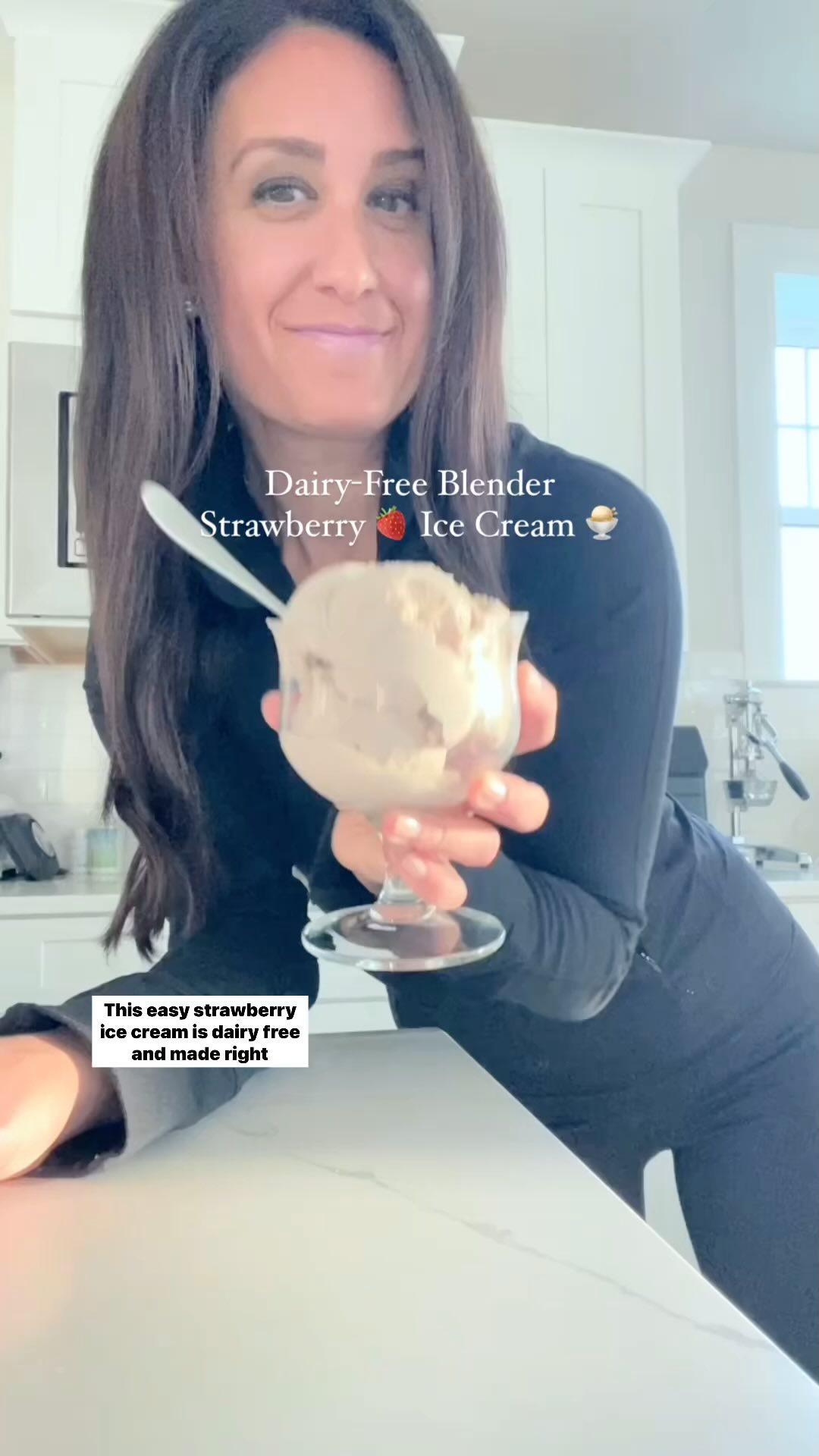 Dairy-Free Strawberry Ice Cream