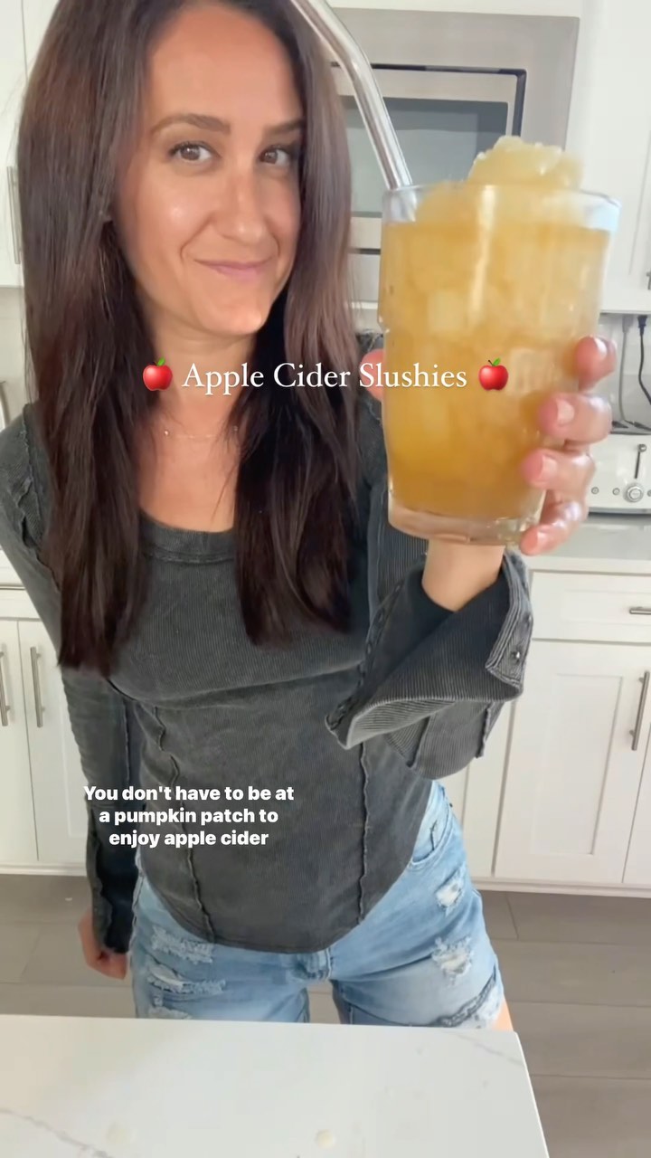 Refreshing Apple Cider Slushies