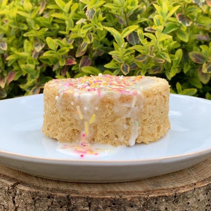 Microwave Birthday Cake