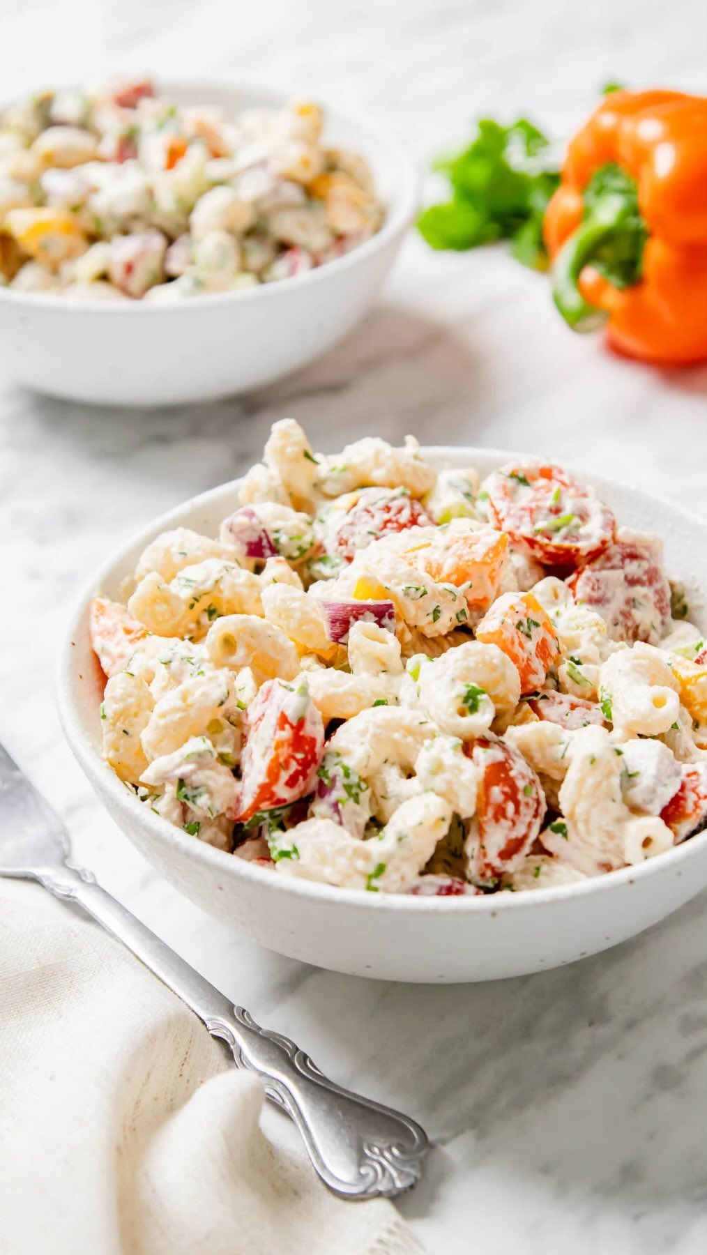 No-Mayo Summery Pasta Salad