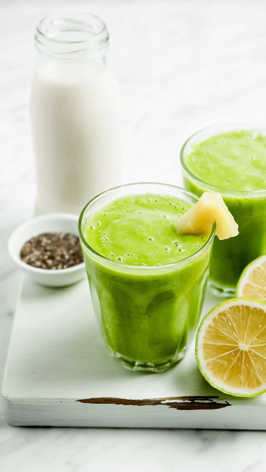 Tropical Green Protein Smoothie