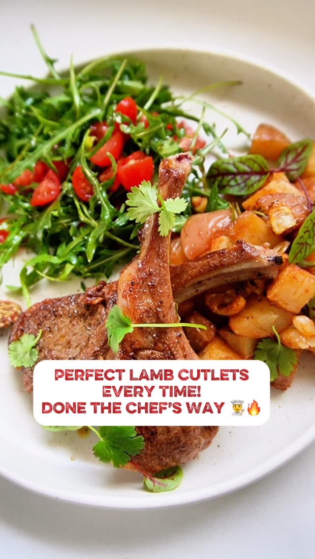 Perfectly Pan-Fried Lamb Cutlets