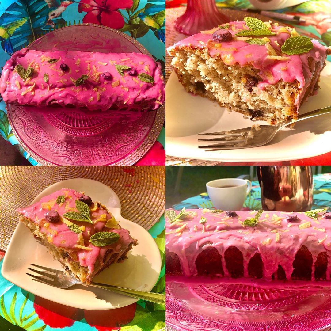 Blueberry and Lemon Drizzle Cake