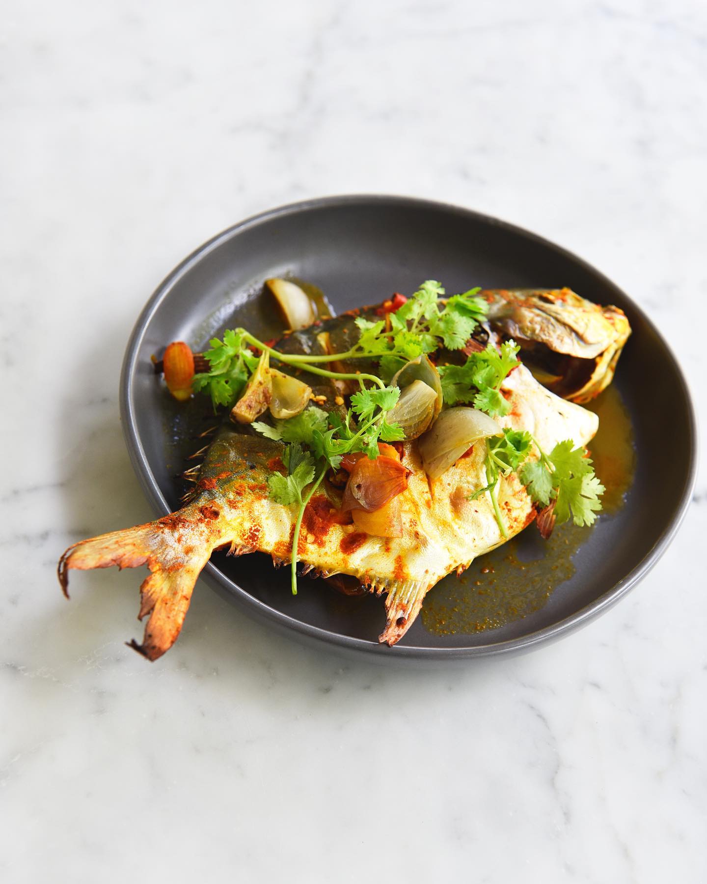Spicy Steamed Fish with Curry Paste