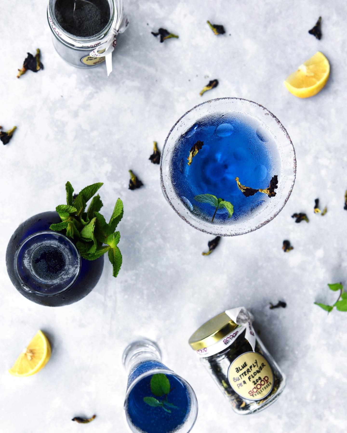 Refreshing Butterfly Pea Flower Drink