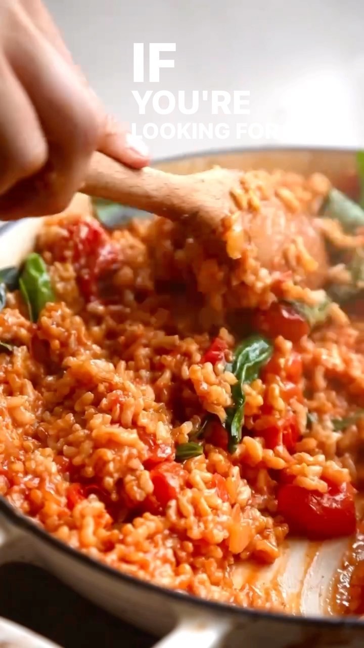 Roasted Tomato Baked Risotto