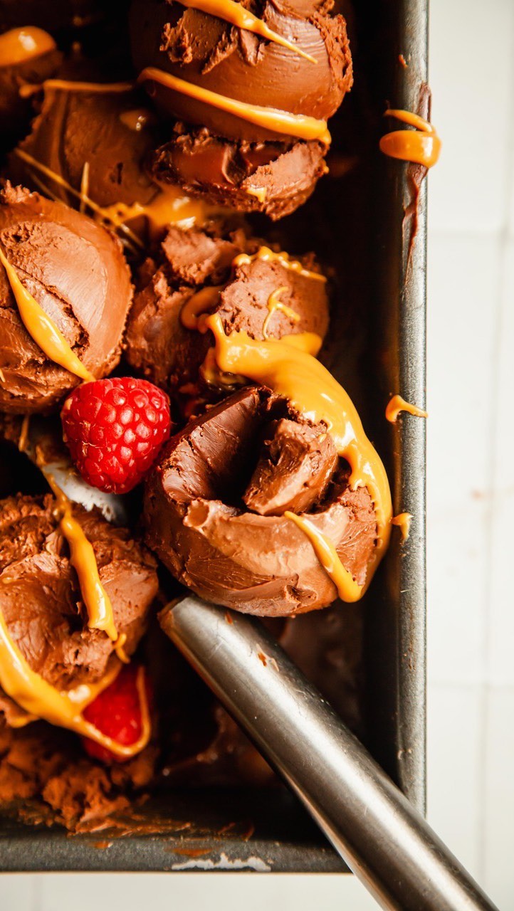 Frozen Chocolate Mousse Ice Cream