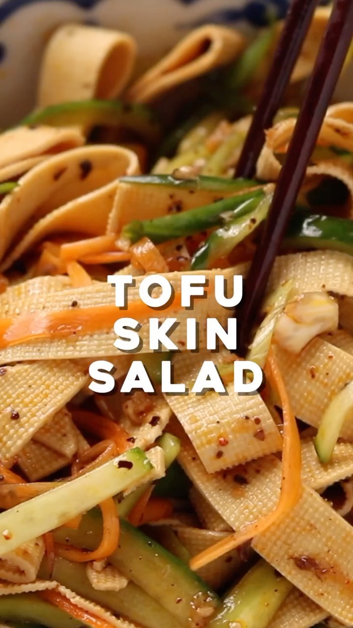 Spicy Tofu Skin Salad