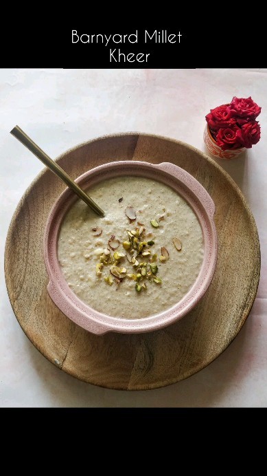 Barnyard Millet Kheer Dessert