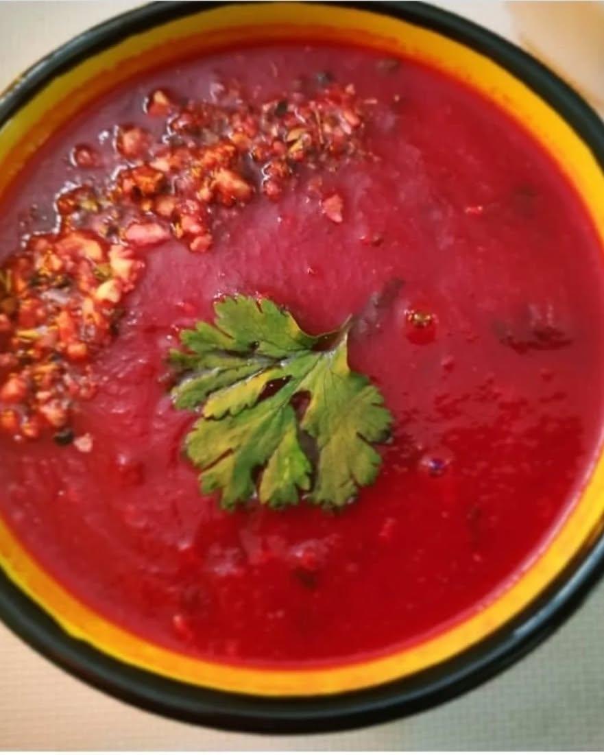 Tomato, Beetroot and Carrot Soup