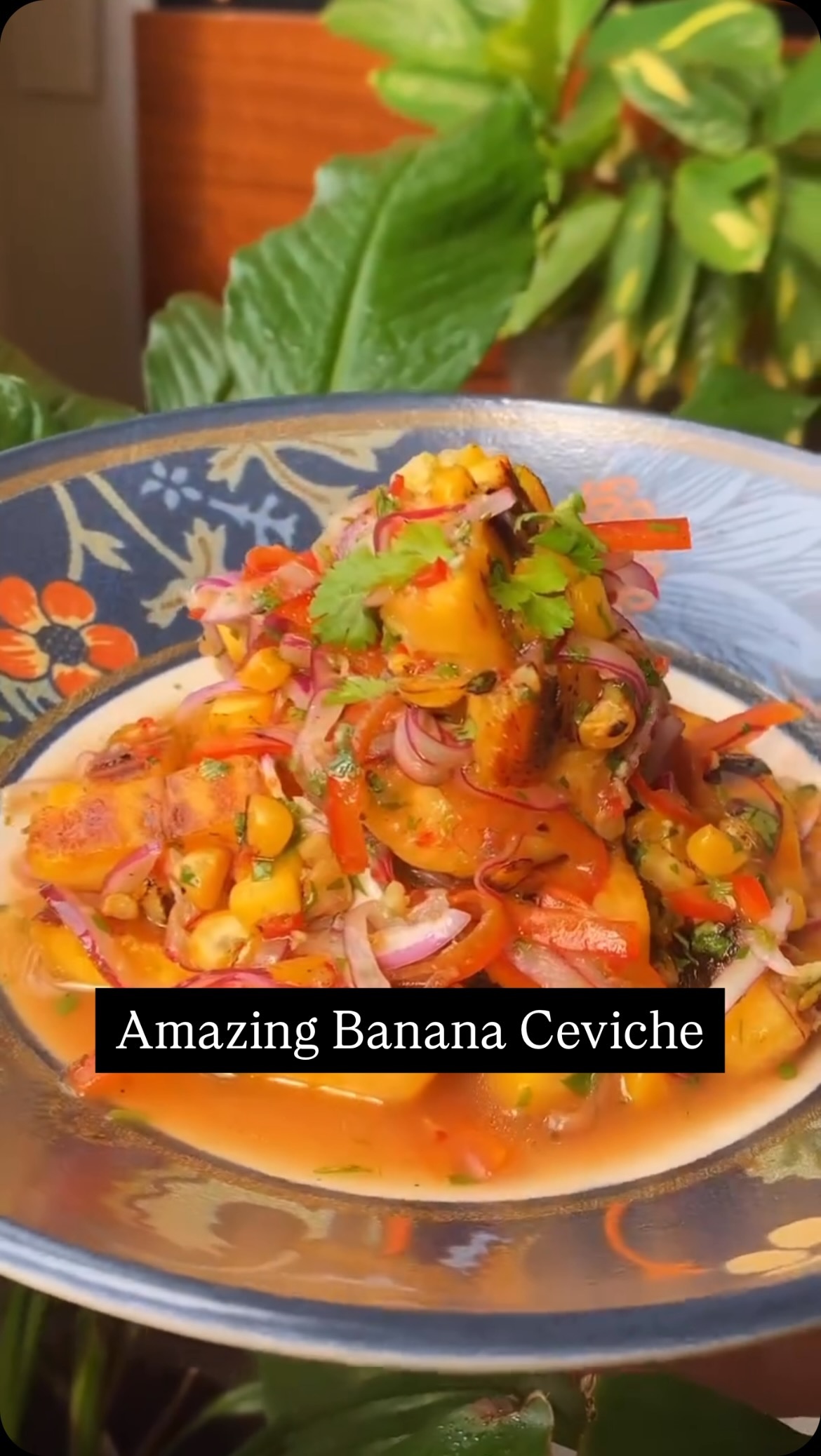 Easy Vegan Banana Ceviche