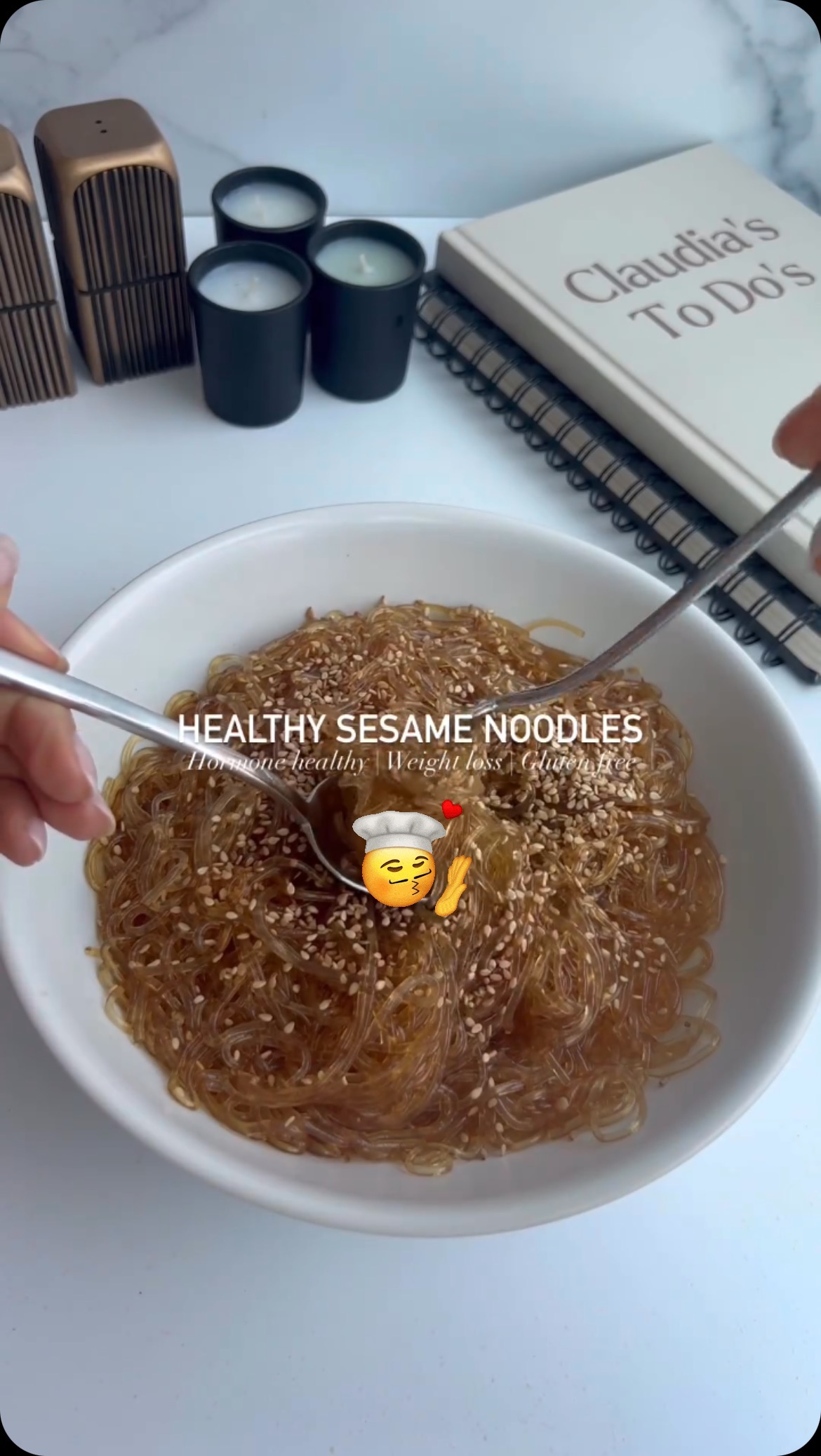 Healthy Sesame Kelp Noodles