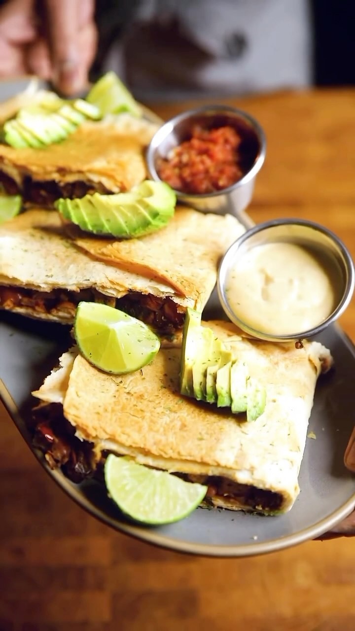 Incredible Vegan Pan Quesadillas