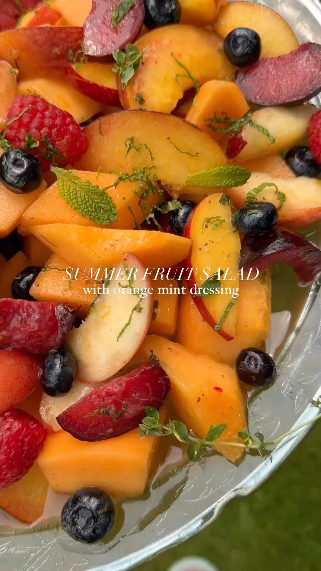 Vibrant 4th of July Fruit Salad