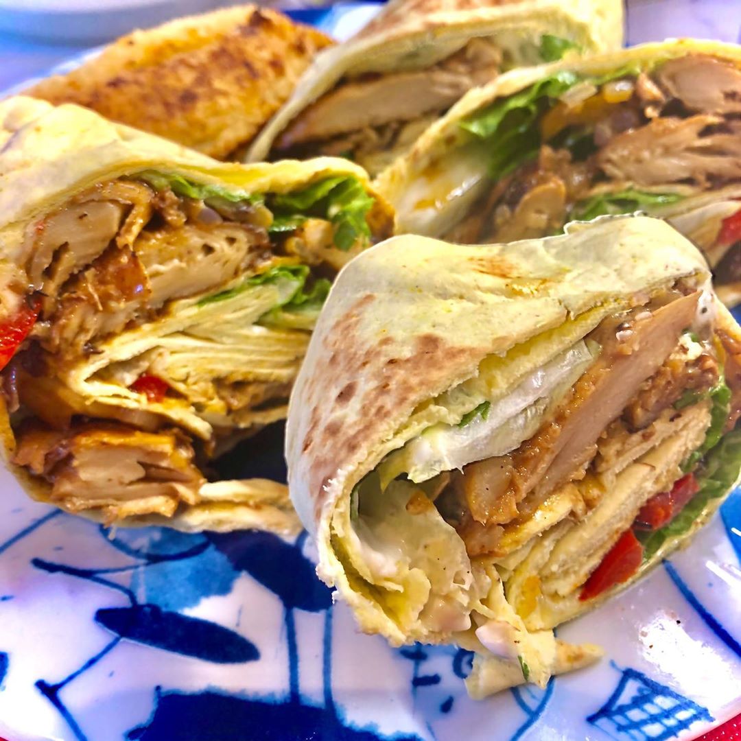 Blackened Cajun Chick'n Wraps