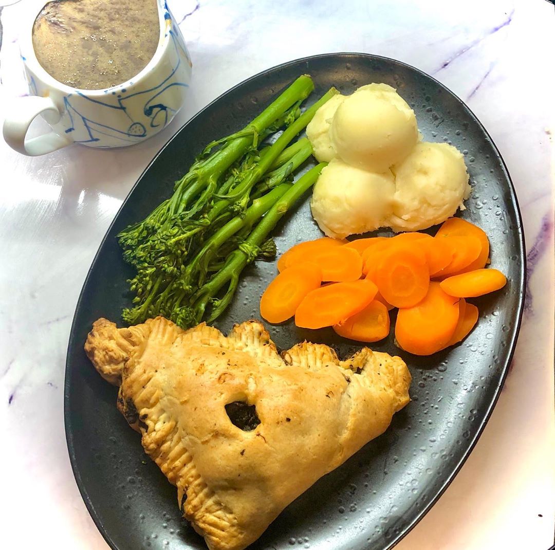 Tarragon Mushroom and Sweet Potato Pasties