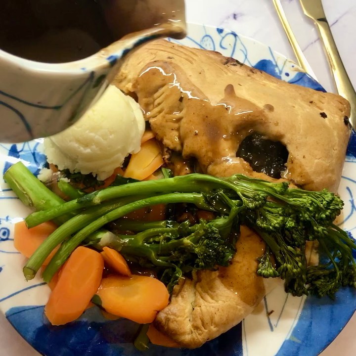 Tarragon Mushroom and Sweet Potato Pasties