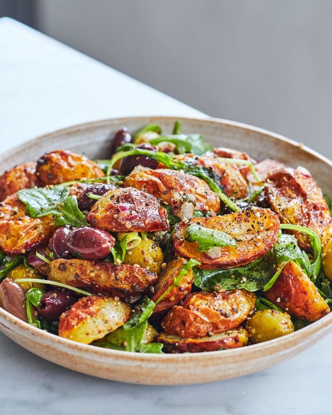 Glammed Up Roasted New Potatoes