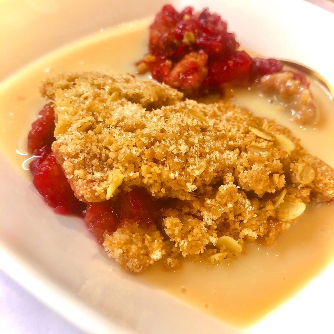 Apple and Summer Berries Crumble