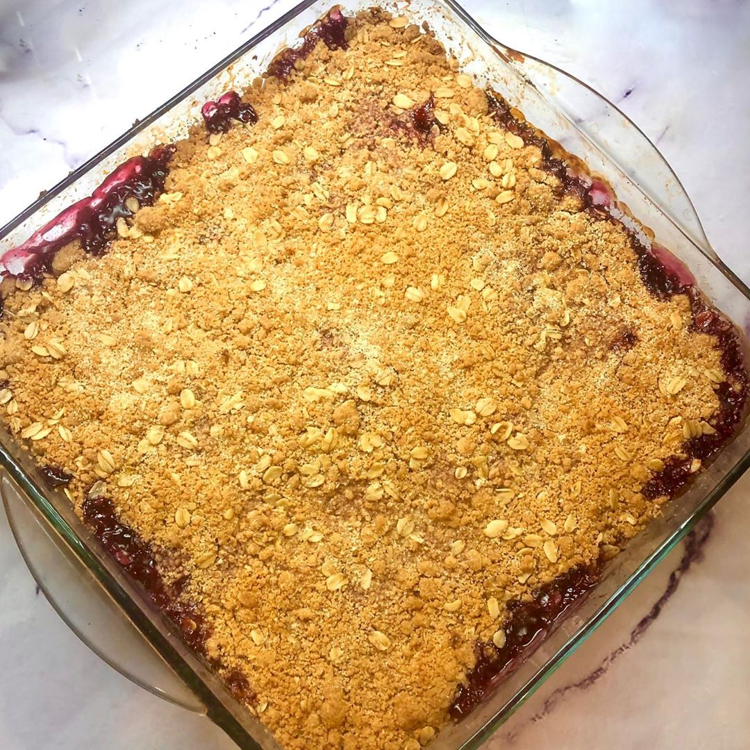 Apple and Summer Berries Crumble