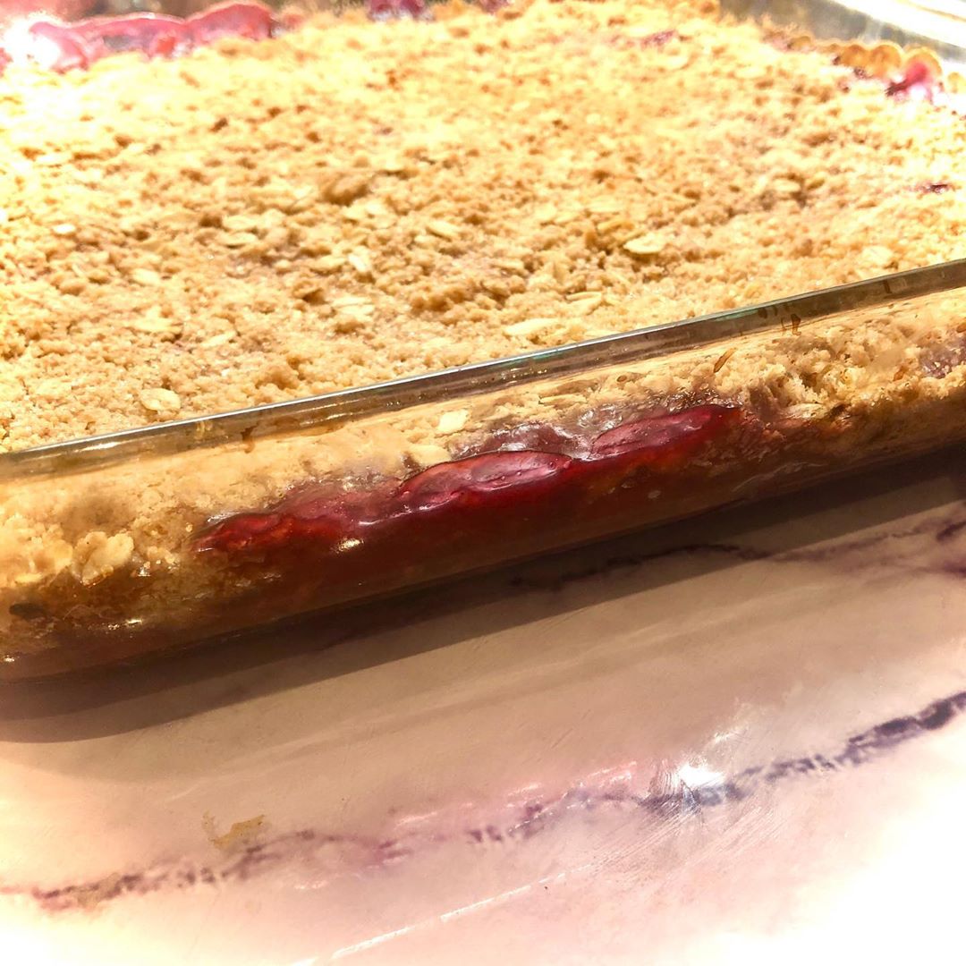 Apple and Summer Berries Crumble