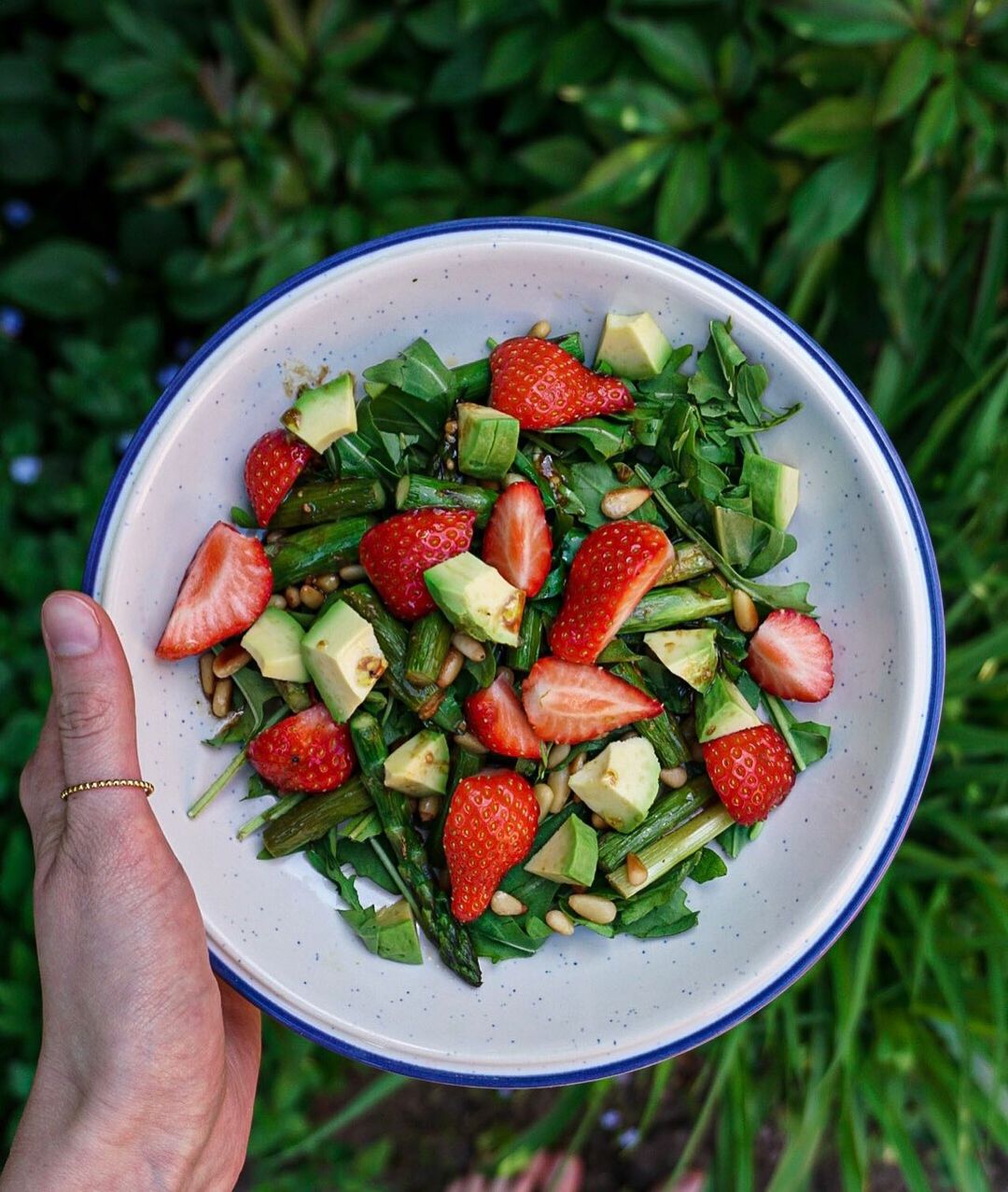 Fresh Strawberry Asparagus Salad