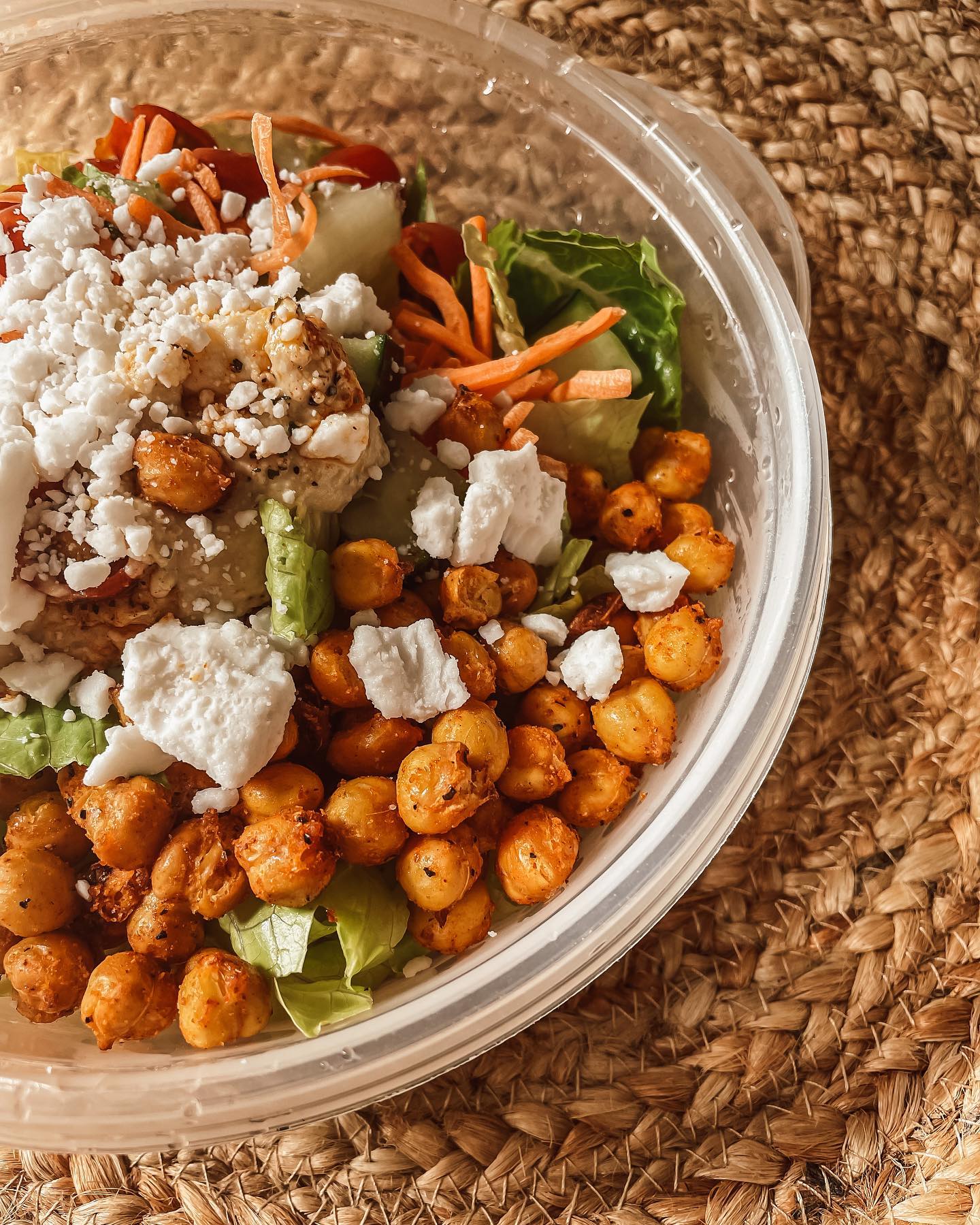 Spicy Chickpea Salad with Feta