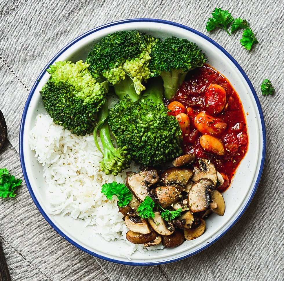 Flavorful White Bean Tomato Sauce with Veggies