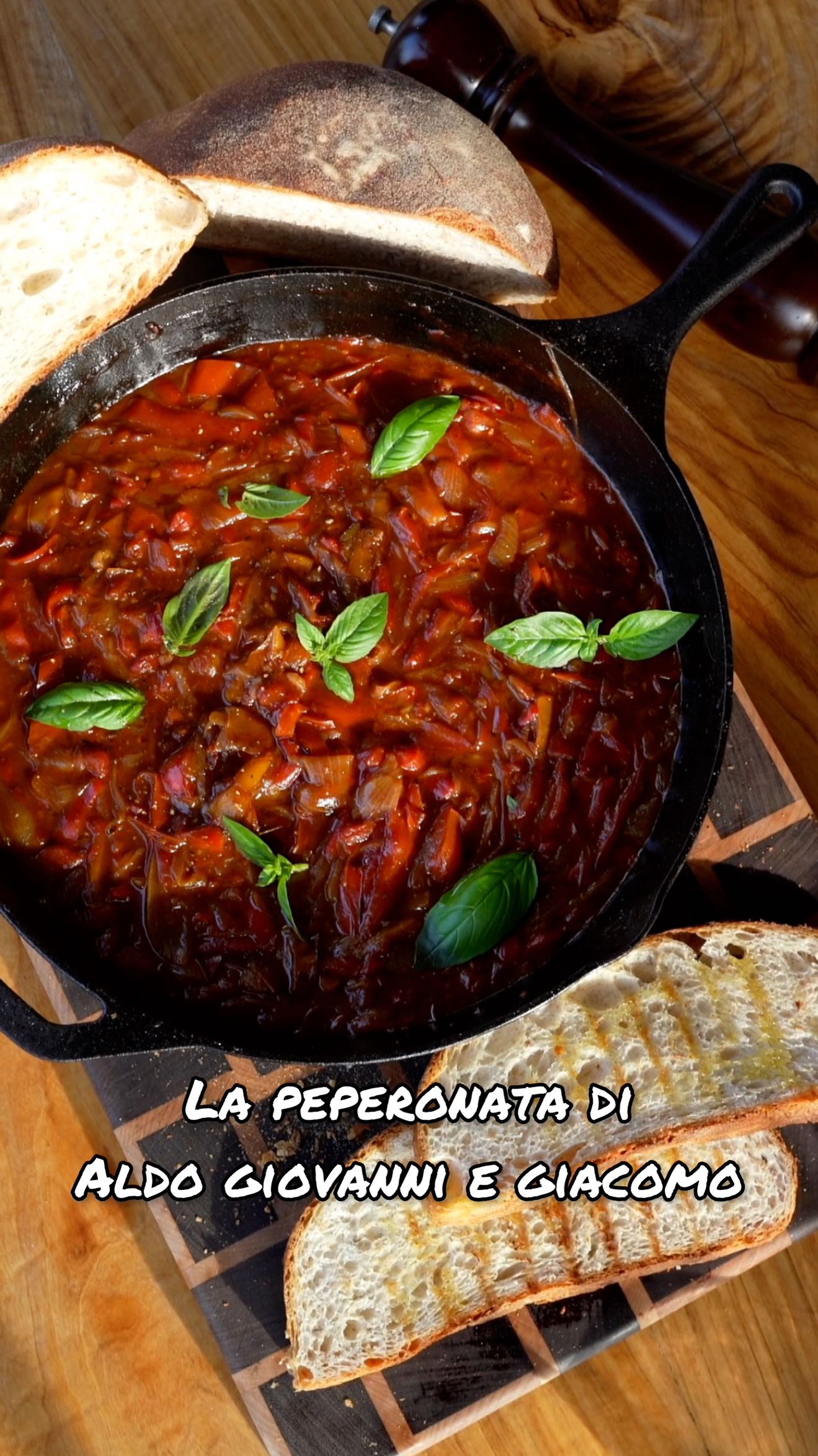 Italian Stewed Peppers with Onions and Tomatoes