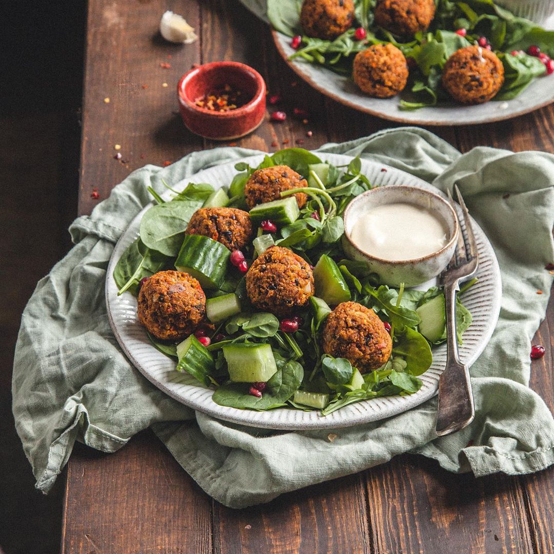 Spanish-Style Rice Balls with Vegan Aioli