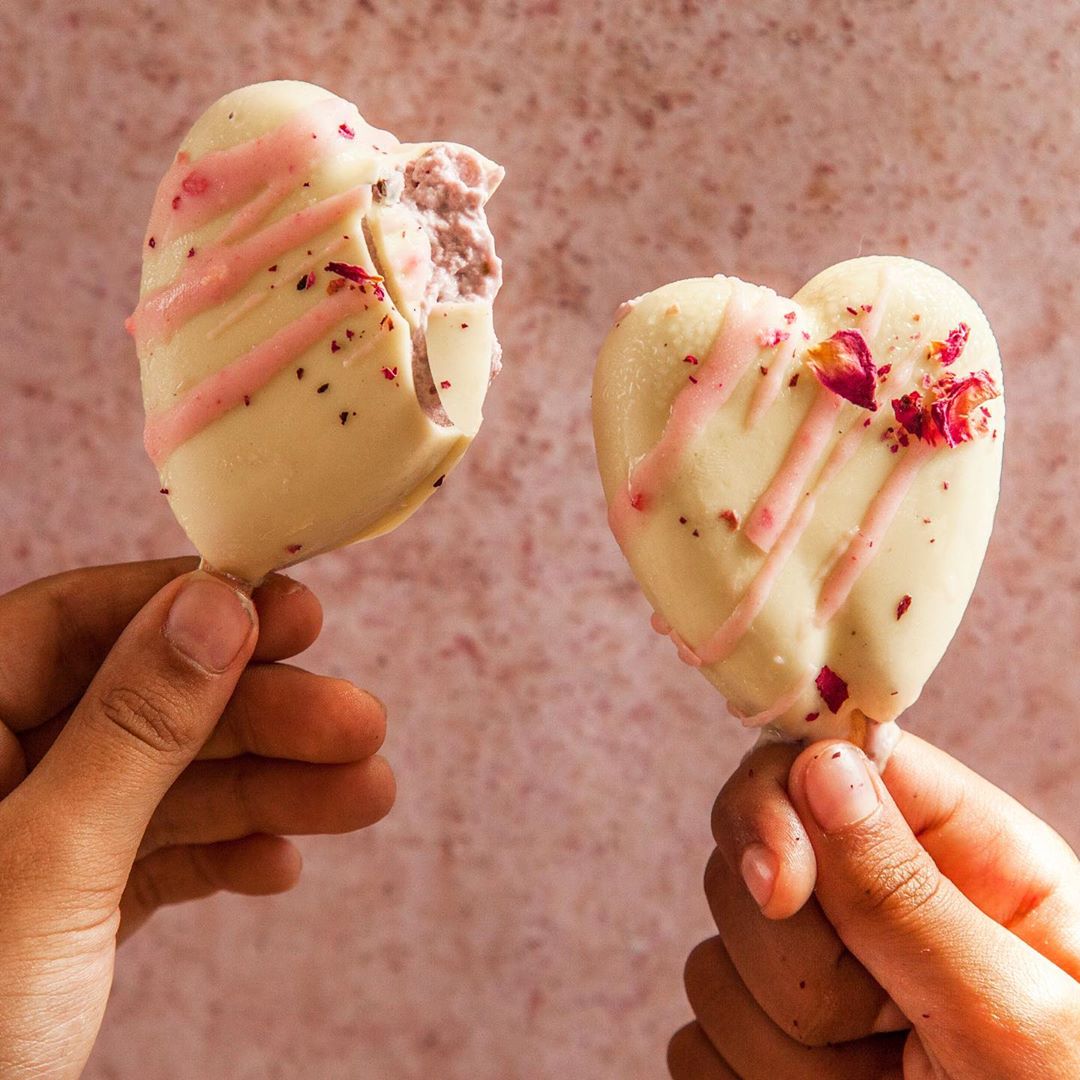 Raspberry White Chocolate Ice Cream Magnums