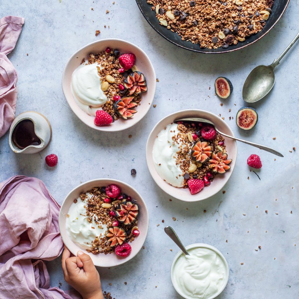 Choc Peanut Butter Skillet Granola