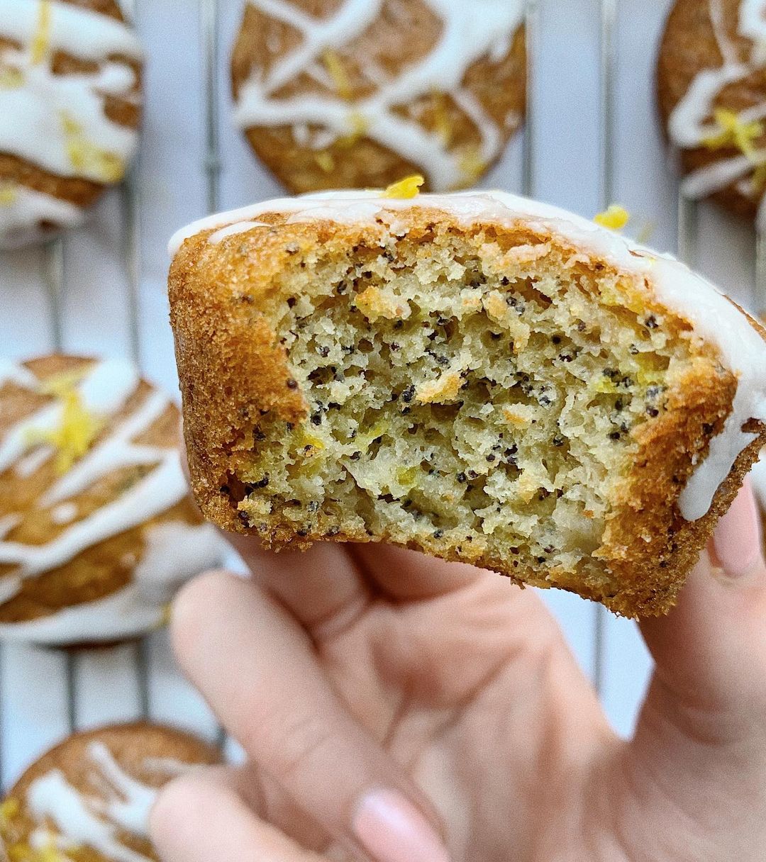 Vegan Lemon Poppy Muffins