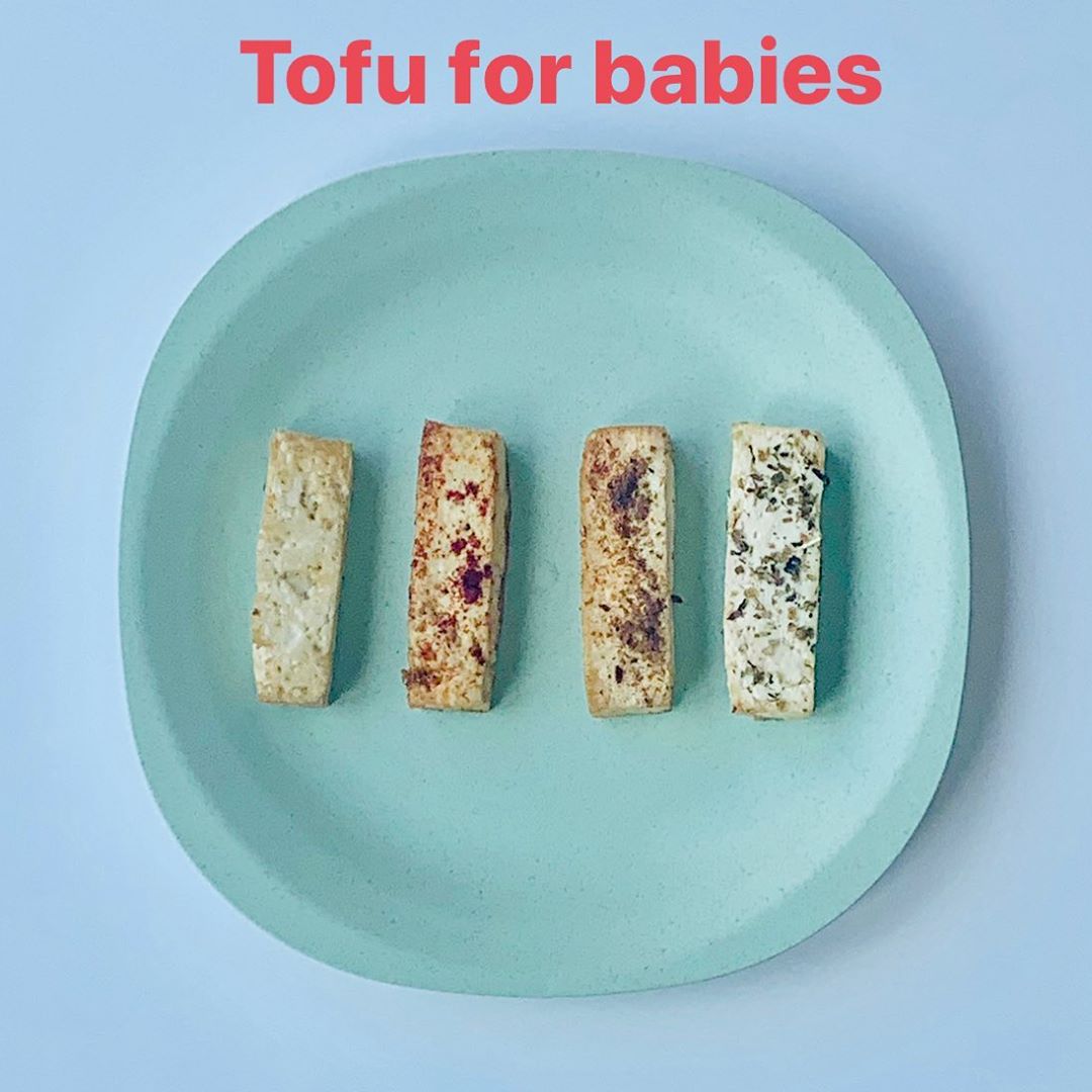 Baked Tofu Fingers for Babies