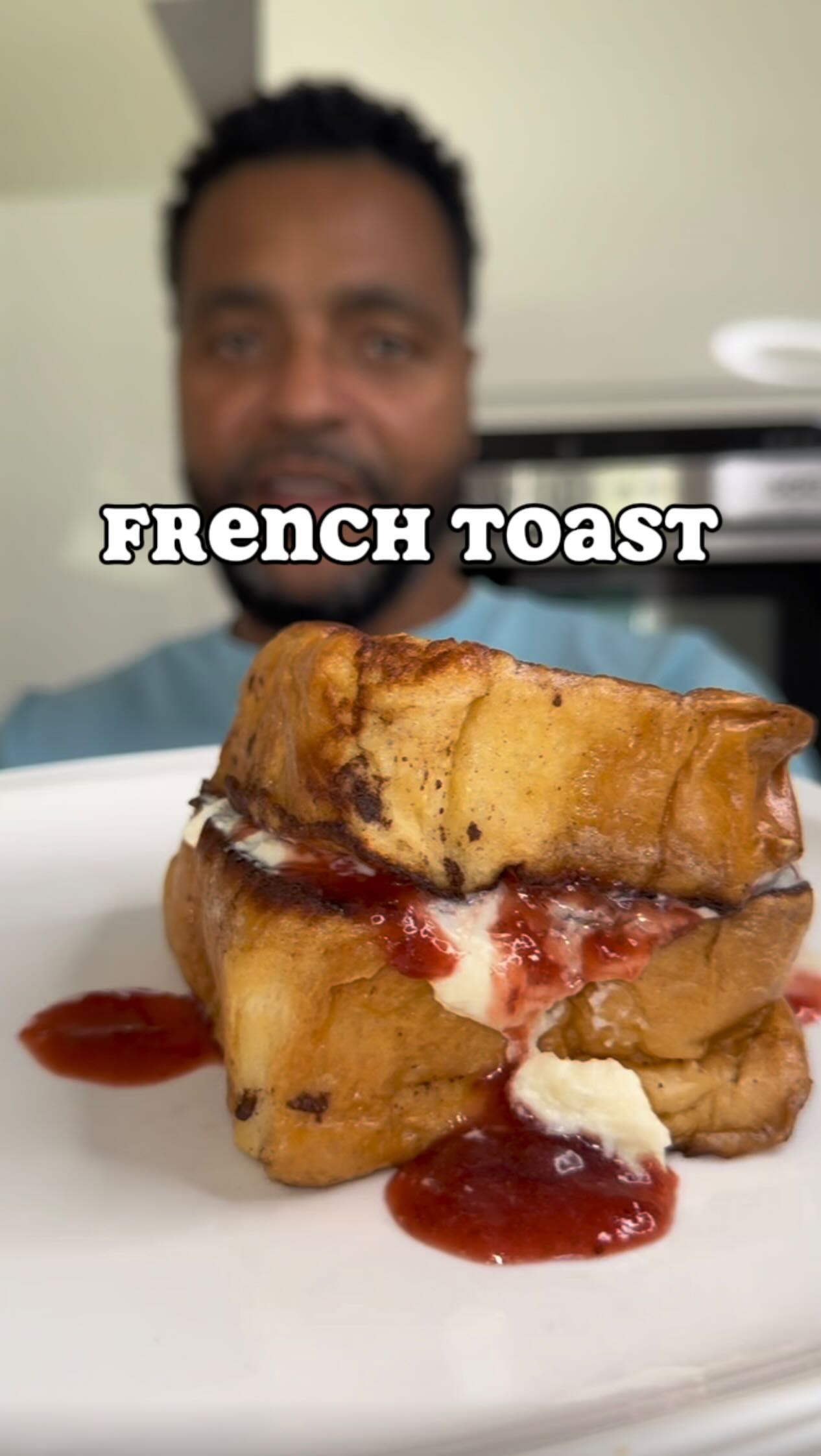 Brioche French Toast with Mascarpone and Berry Compote