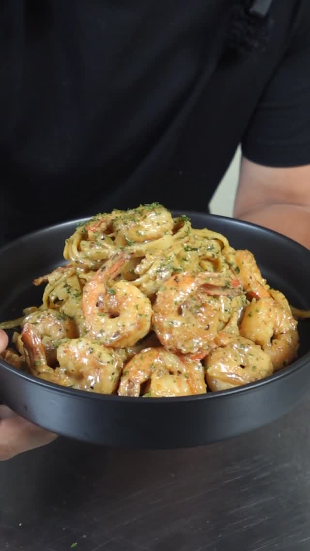 Cajun Shrimp Alfredo Pasta